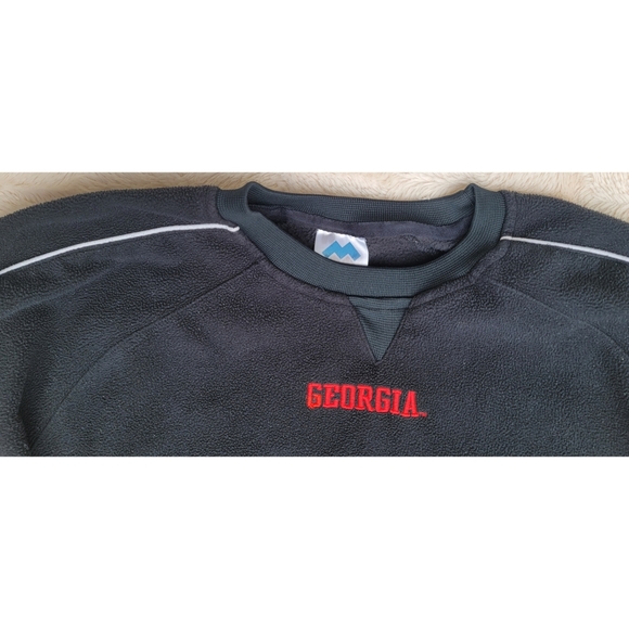 Mighty Mac Sports Georgia crewneck black sweatshirt - Picture 7 of 16